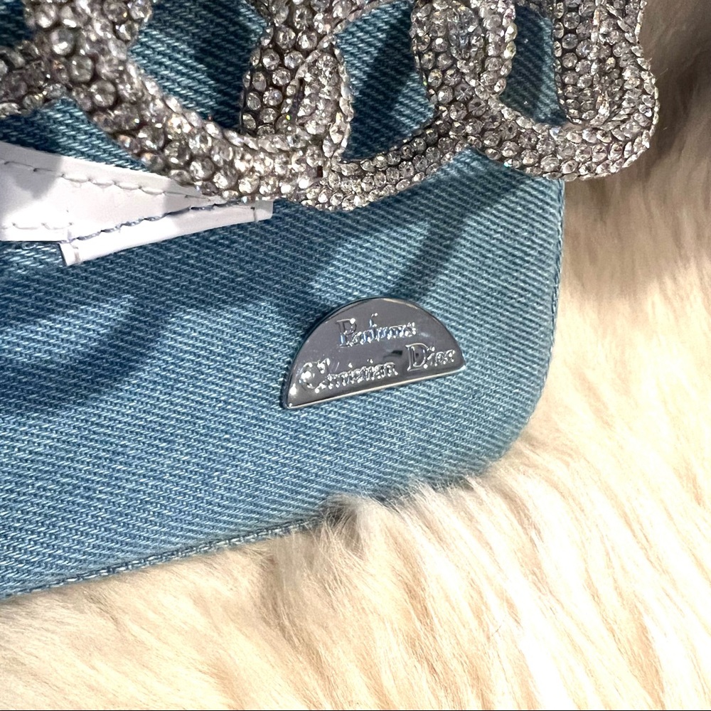 Dior Denim Beauty Clutch to Crossbody Bag and Handbag Rare Find - Picture 6 of 13